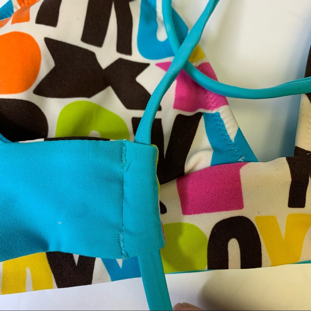 Roxy Logo Reversible Bikini Top - image 7